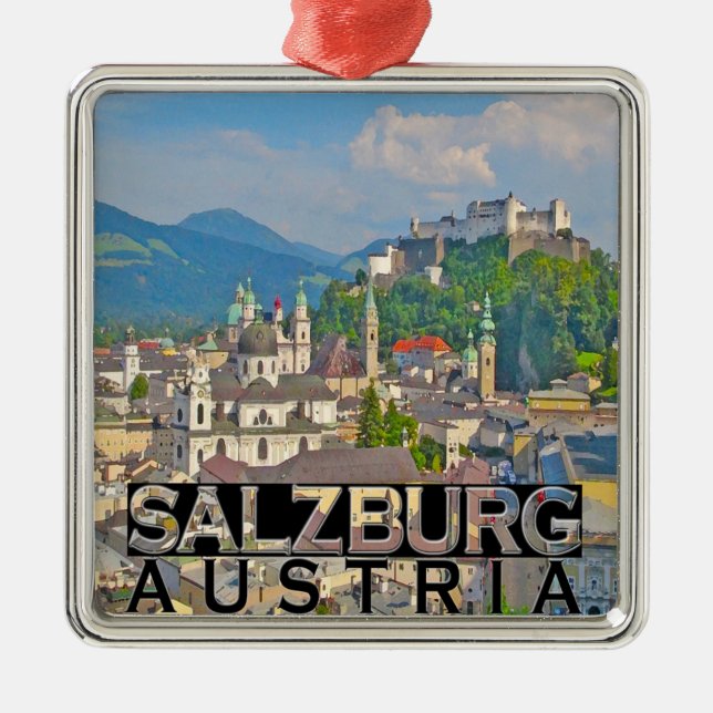 Salzburg Metal Tree Decoration (Front)