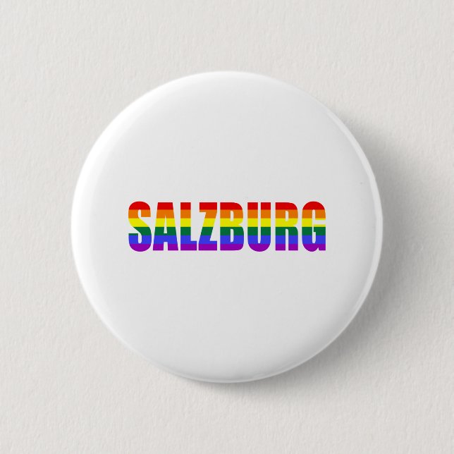 Salzburg Pride 6 Cm Round Badge (Front)