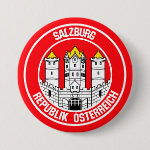 Salzburg Round Emblem 7.5 Cm Round Badge