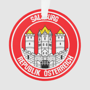 Salzburg Round Emblem Ornament