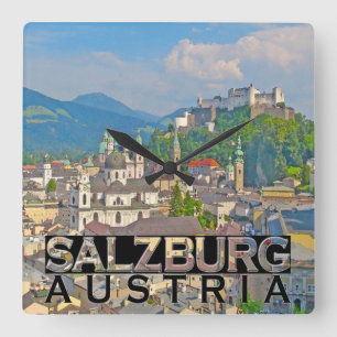 Salzburg Square Wall Clock