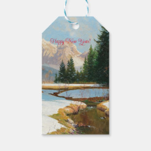 Salzburger Alps-View, Winter  Gift Tags