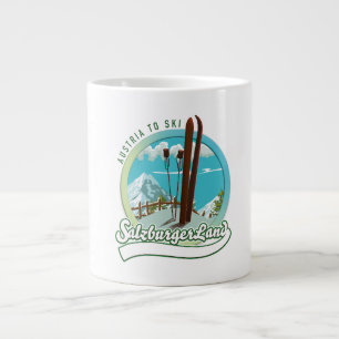 Salzburgerland Austrian Ski Large Coffee Mug