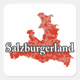 Salzburgerland Square Sticker