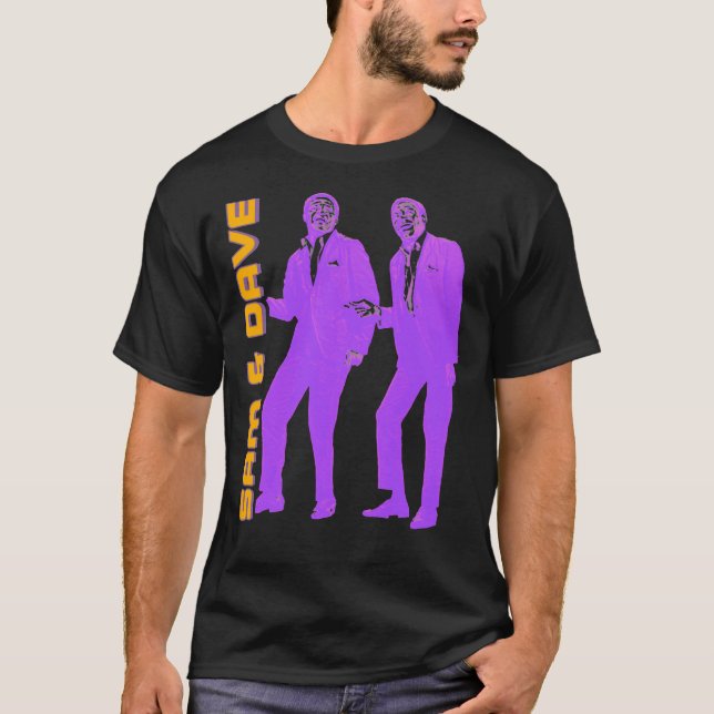 Sam And Dave   Soul Man Retro R&Amp;B Duo Fanart   T-Shirt (Front)