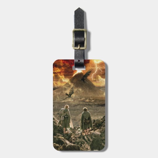 Sam and FRODO™ Approaching Mount Doom Luggage Tag