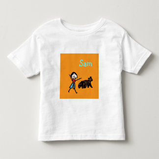 Sam and his Dog - Customised Toddler T-Shirt