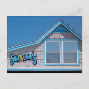 Sam and Omie's Restuarant Nags Head NC Postcard