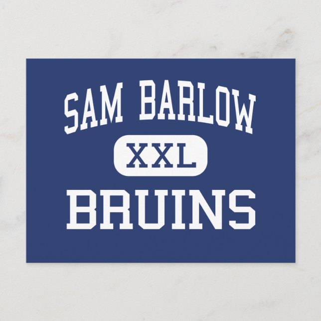 Sam Barlow - Bruins - High School - Gresham Oregon Postcard (Front)