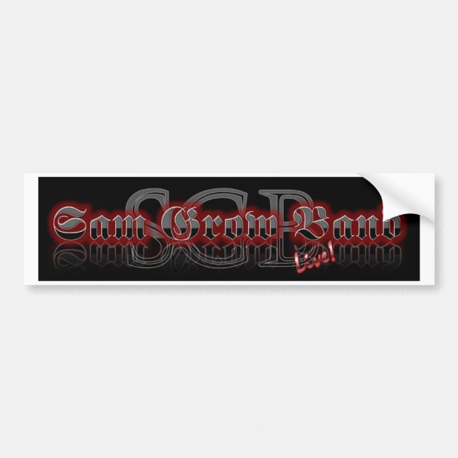 Sam Grow Band Bumper Sticker (Front)