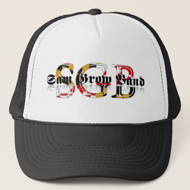 Sam Grow Band Maryland Logo Trucker Hat (Front)
