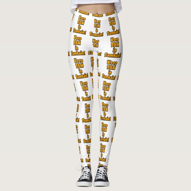 Sam in Samhain Leggings (Front)