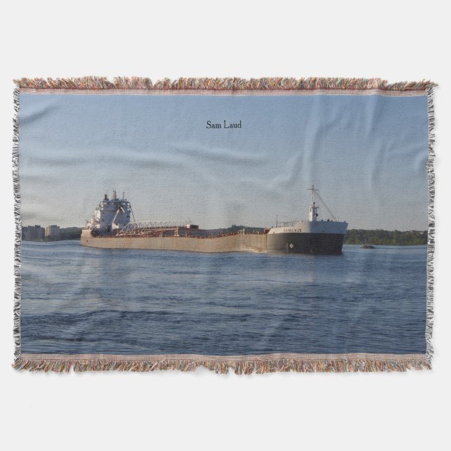 Sam Laud throw blanket (Front)