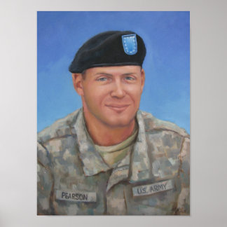 Sam Pearson portrait Poster