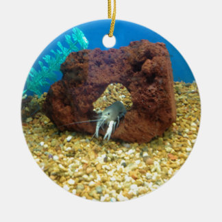 Sam the blue lobster crayfish ceramic tree decoration