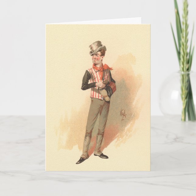 Sam Weller by Kyd from Dickens The Pickwick Papers Card (Front)