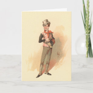 Sam Weller by Kyd from Dickens The Pickwick Papers Card