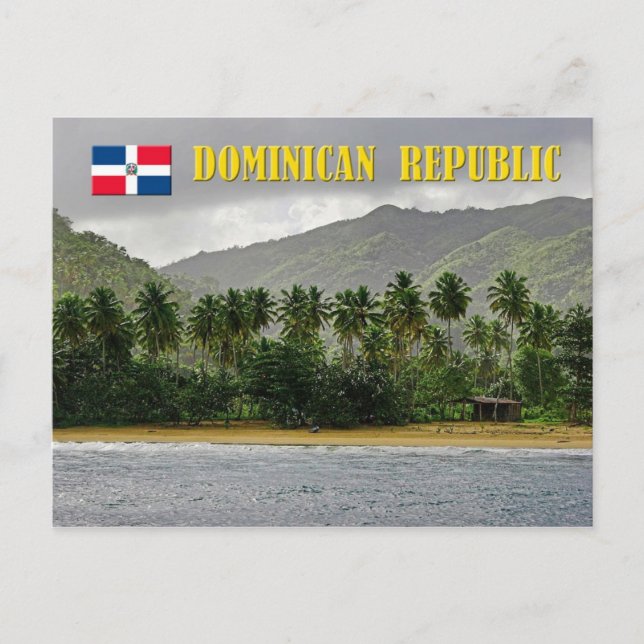 Samana Beach, Dominican Republic Postcard (Front)