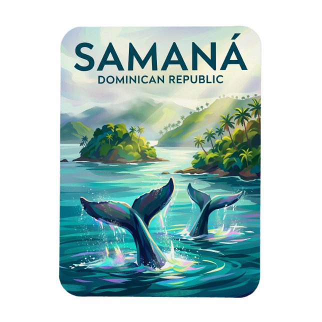 Samaná Dominican Republic Magnet (Vertical)