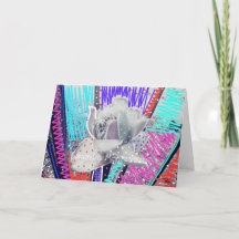 Samandra Flower Peace Prayer Folded Thank You Card