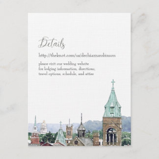 Samantha and Michael Details Invitation