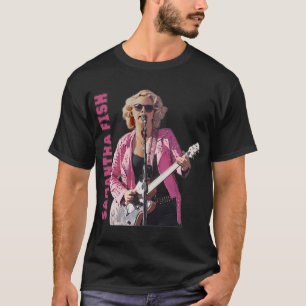 Samantha Fish in Pink T-Shirt