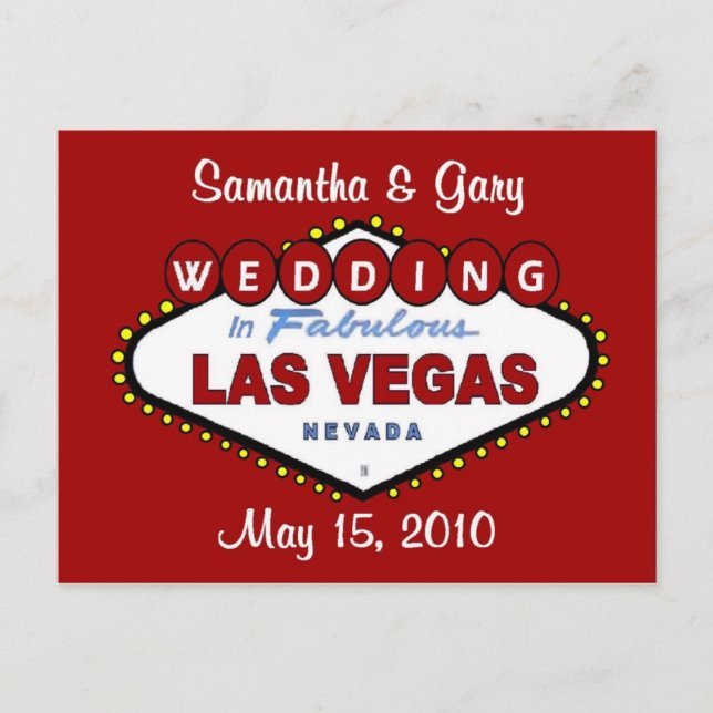 Samantha & Gary LV Postcard 2 (Front)
