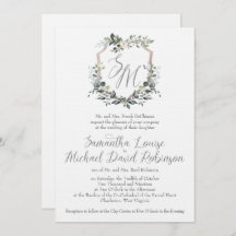 Samantha & Michael Wedding Invitation
