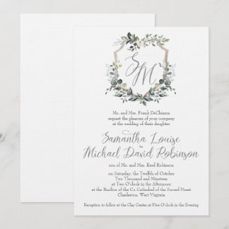 Samantha & Michael Wedding Invitation