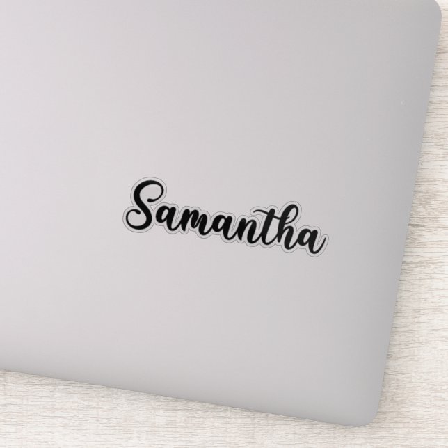 Samantha Name - Handwritten Calligraphy (Detail)