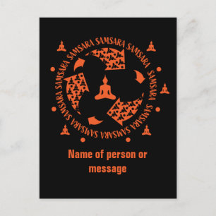 Samara Buddhist - Nirvana Buddhism Cushion Postcard