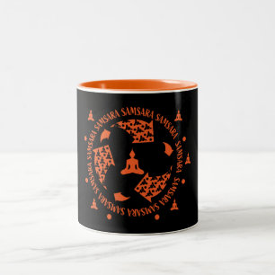 Samara Buddhist - Nirvana Buddhism Two-Tone Coffee Mug