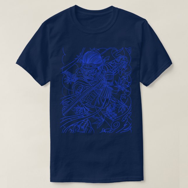 Samarai in autumn  T-Shirt (Design Front)