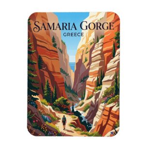 Samaria Gorge Greece Magnet
