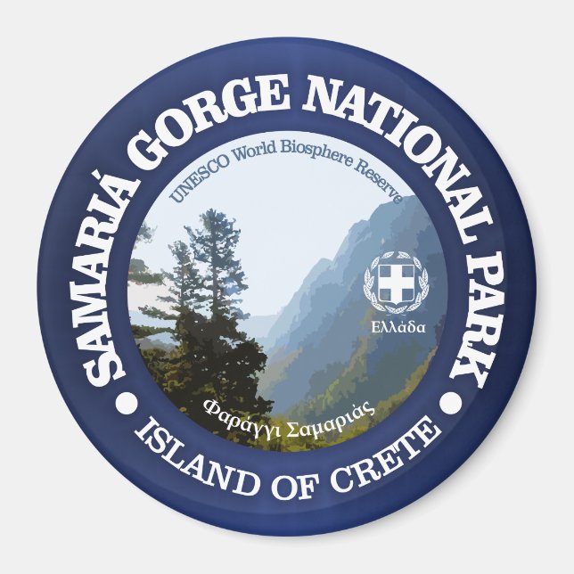 Samaria Gorge National Park Magnet (Front)