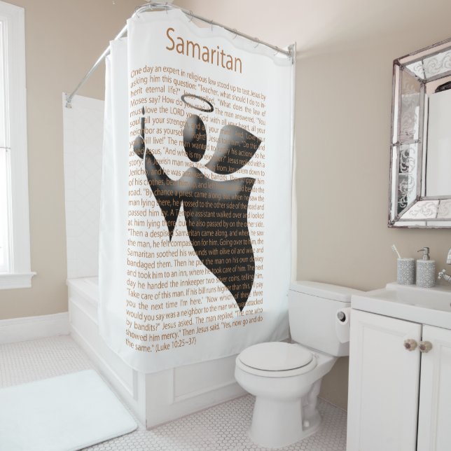 Samaritan Shower Curtain (In Situ)