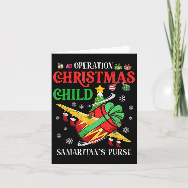 Samaritan's Purse Operation Christmas Child Funny  Card (Front)