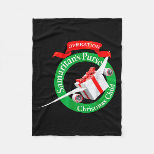 Samaritan's Purse Operation Christmas Child Funny  Fleece Blanket