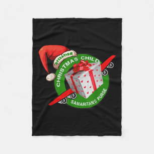 Samaritan's Purse Operation Christmas Child Funny  Fleece Blanket