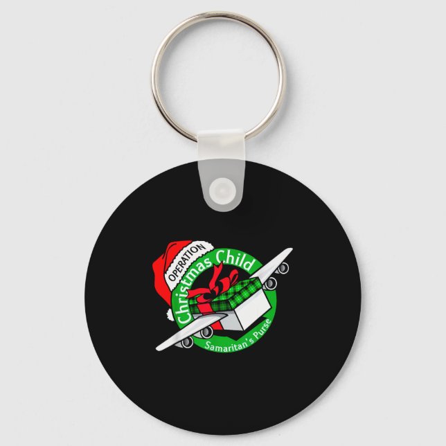 Samaritan's Purse Operation Christmas Child Funny  Key Ring (Front)