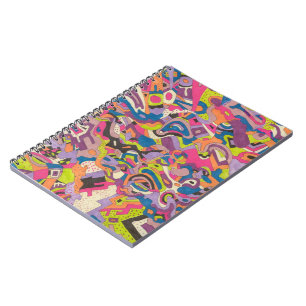 "Samba" Abstract Art Notebook