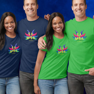 Samba brasileiro do Brasil dance music T-Shirt