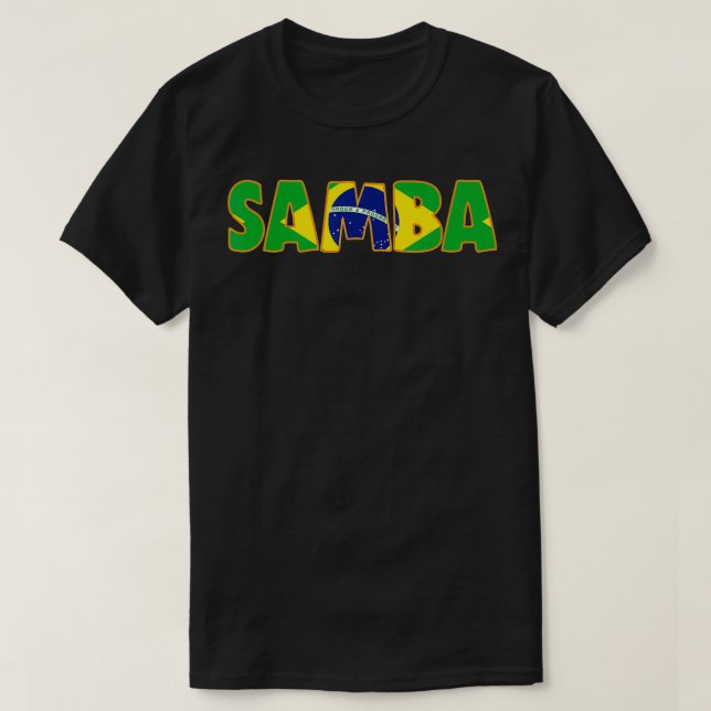 Samba Brazil for Samba Music Lovers  T-Shirt (Design Front)
