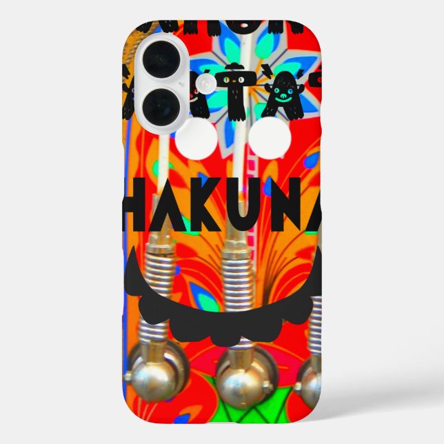 Samba Carnival colours Hakuna Matata blings.png Case-Mate iPhone Case (Back)