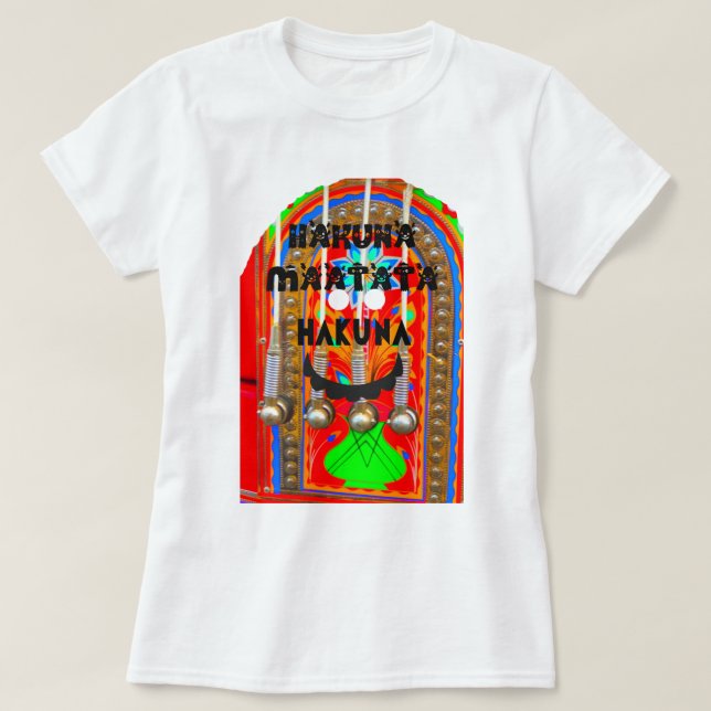 Samba Carnival colours Hakuna Matata blings.png T-Shirt (Design Front)