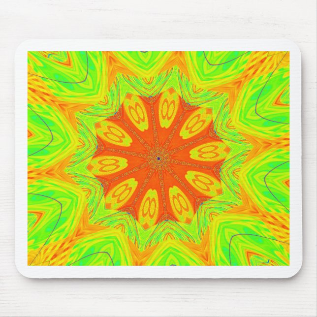 Samba Motif Art Print Mouse Mat (Front)
