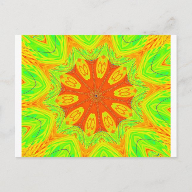 Samba Motif Art Print Postcard (Front)