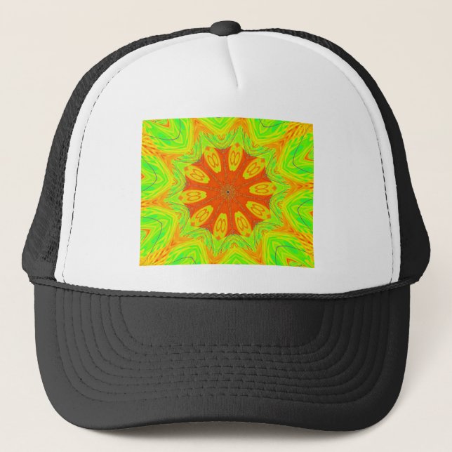 Samba Motif Art Print Trucker Hat (Front)