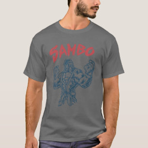 Sambo Wrestling Martial Arts Russia Martial T-Shirt