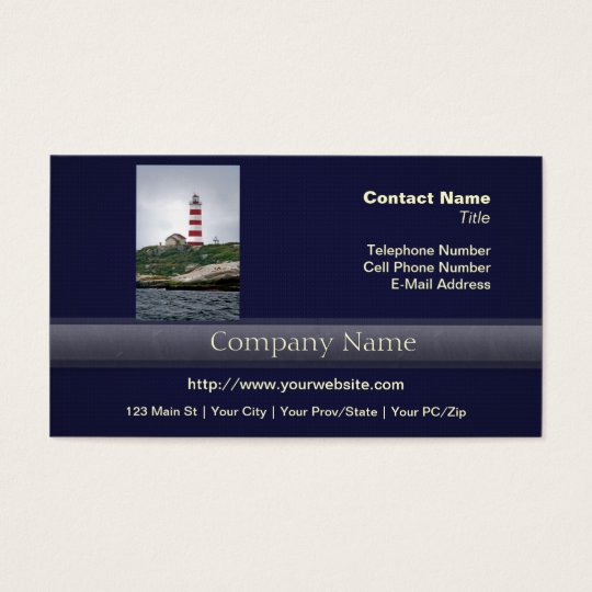 Sambro Island Lighthouse Business Card